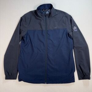 Travis Mathew Future Primitive Jacket Men M Navy Vancouver Canucks Full Zip Golf